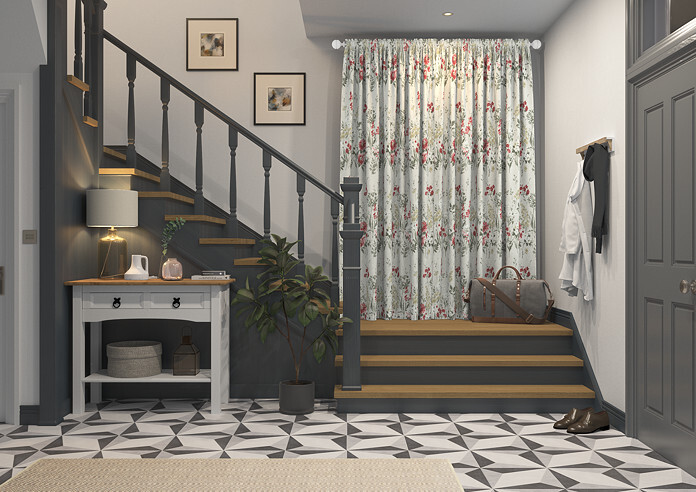 Wild Meadow, Ruby - Made to Measure Curtains - Image 7